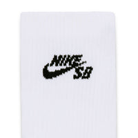 Everyday Elavated Crew Socks (3 Pack) - White/Black