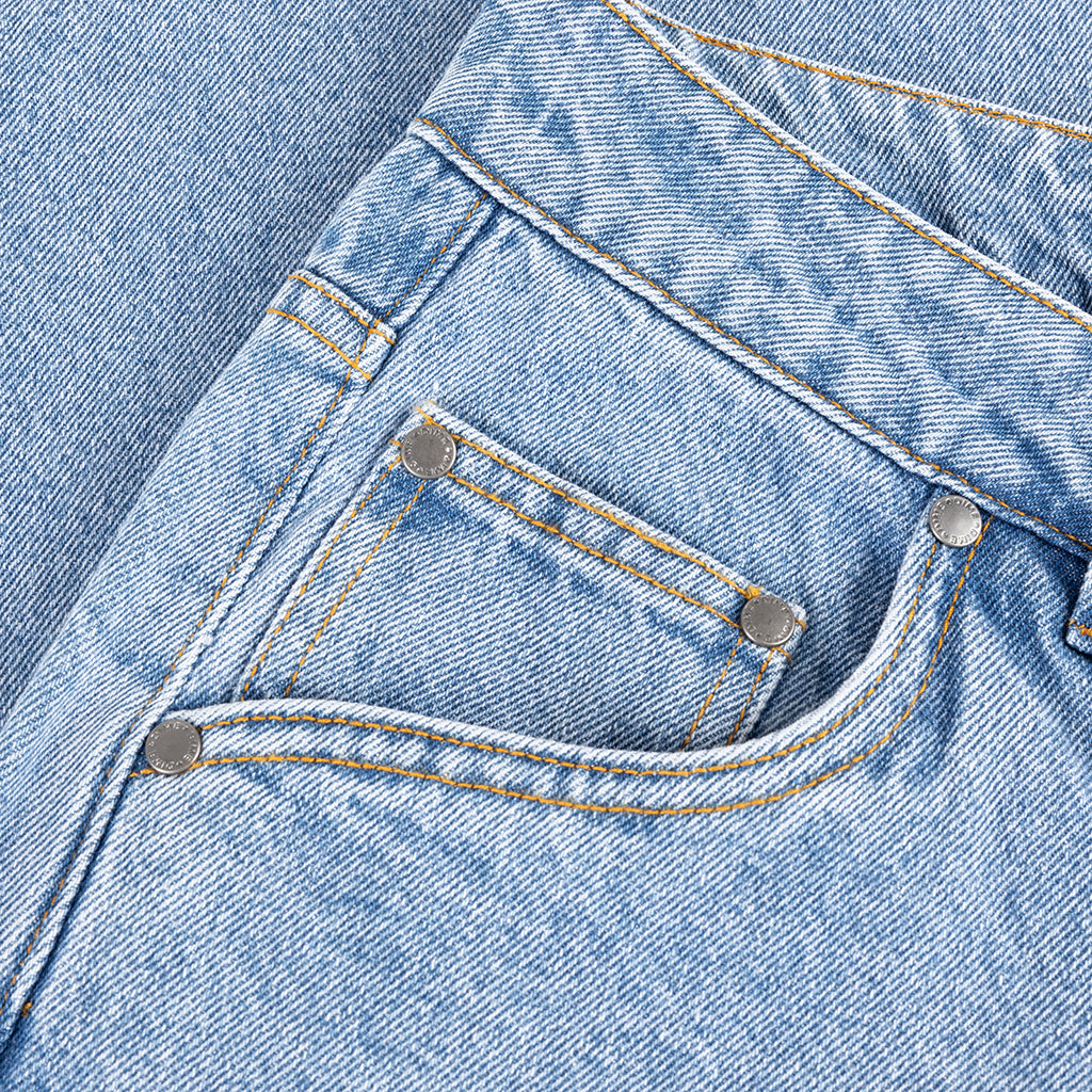 Relaxed Denim Pants - Blue Washed