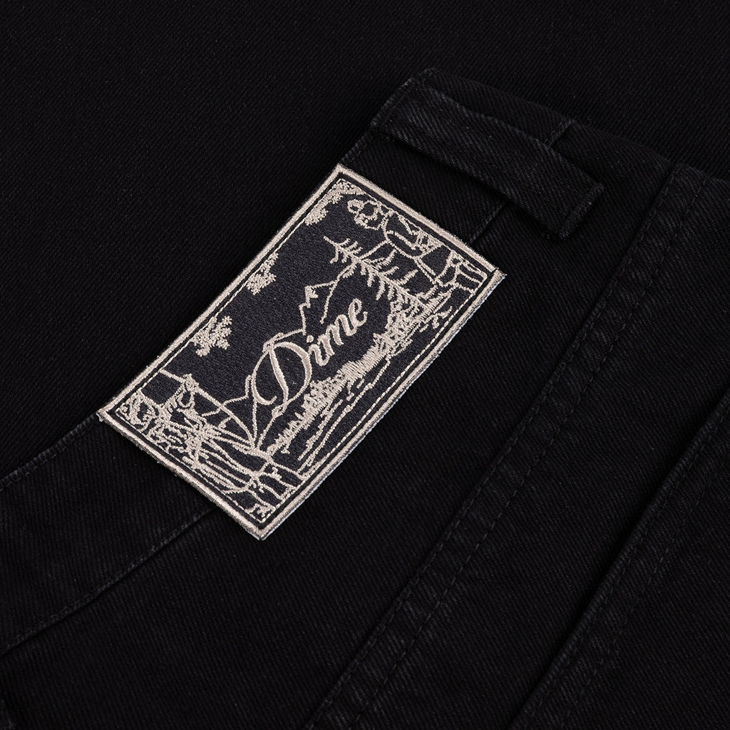 Baggy Denim Pants - Black