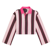 Becky Rugby Shirt - Coral Blush