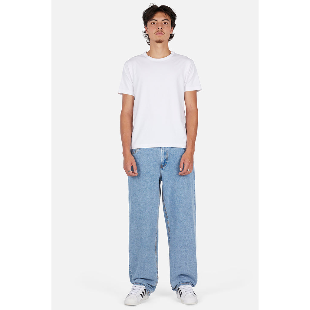 Relaxed Denim Pants - Blue Washed