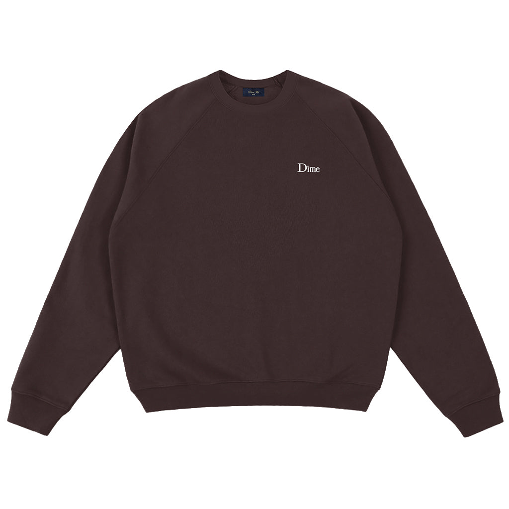 Classic Small Logo Crewneck - Dark Brown