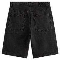 Check-5 Baggy Denim Shorts - Washed Black