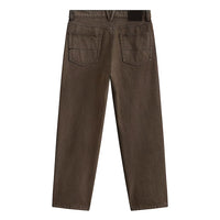 Check-5 Loose Denim Pants - Walnut Brown