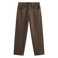 Check-5 Loose Denim Pants - Walnut Brown