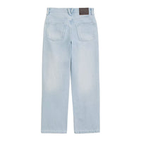 Check-5 Mid Rise Straight Pants - Light Stonewash Blue