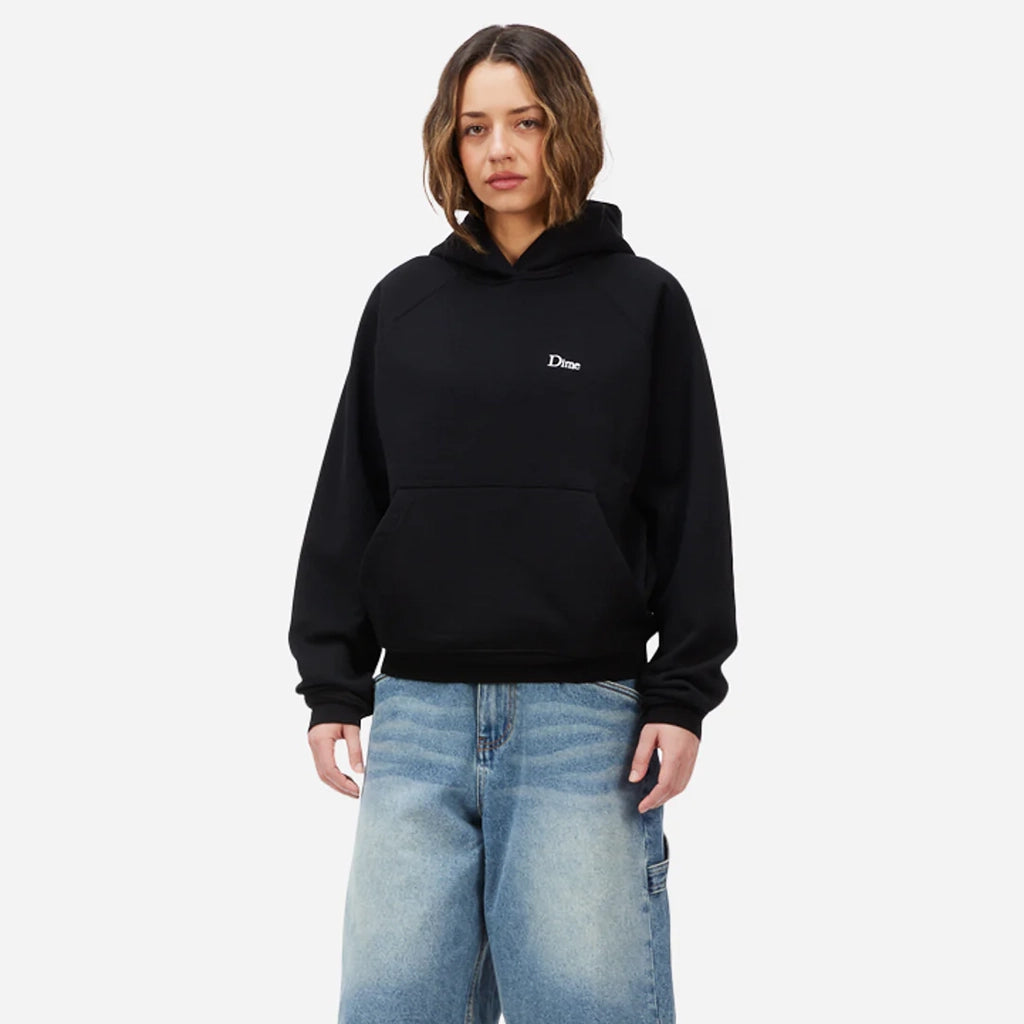 Classic Small Logo Hoodie - Black