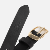 Dress Leather Belt - Black