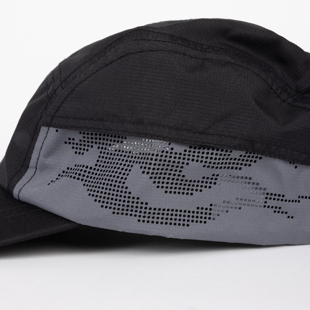 Perforated Tech Cap - Black
