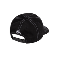 Cursive Denim Worker Cap - Black Washed