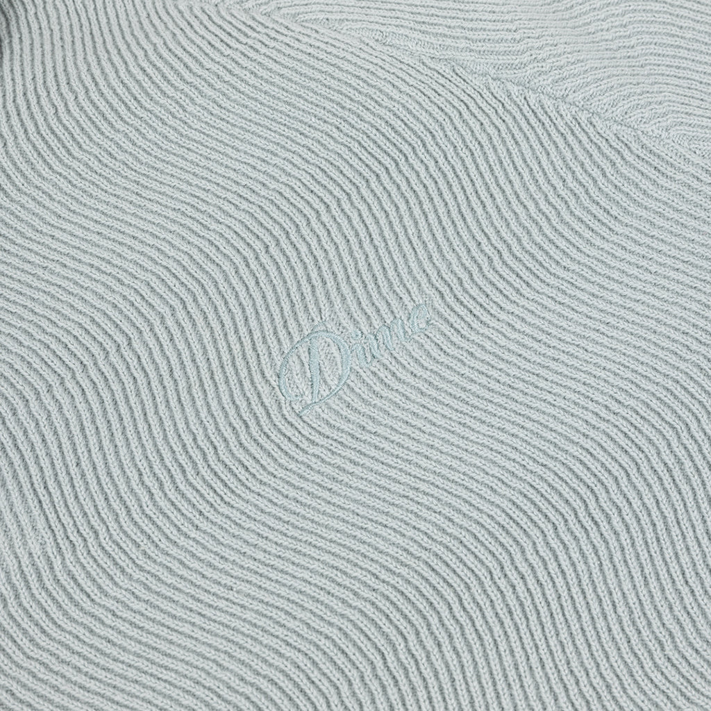 Cable Knit Polo - Seafoam