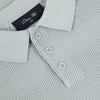 Cable Knit Polo - Seafoam