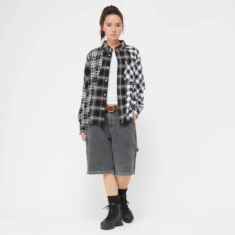 Triple Plaid Shirt - Black