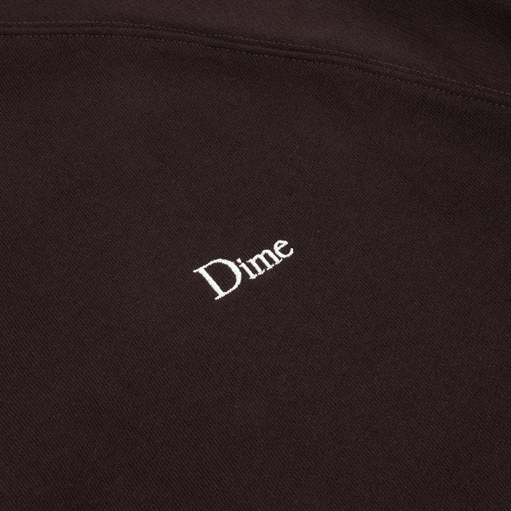 Classic Small Logo Crewneck - Dark Brown