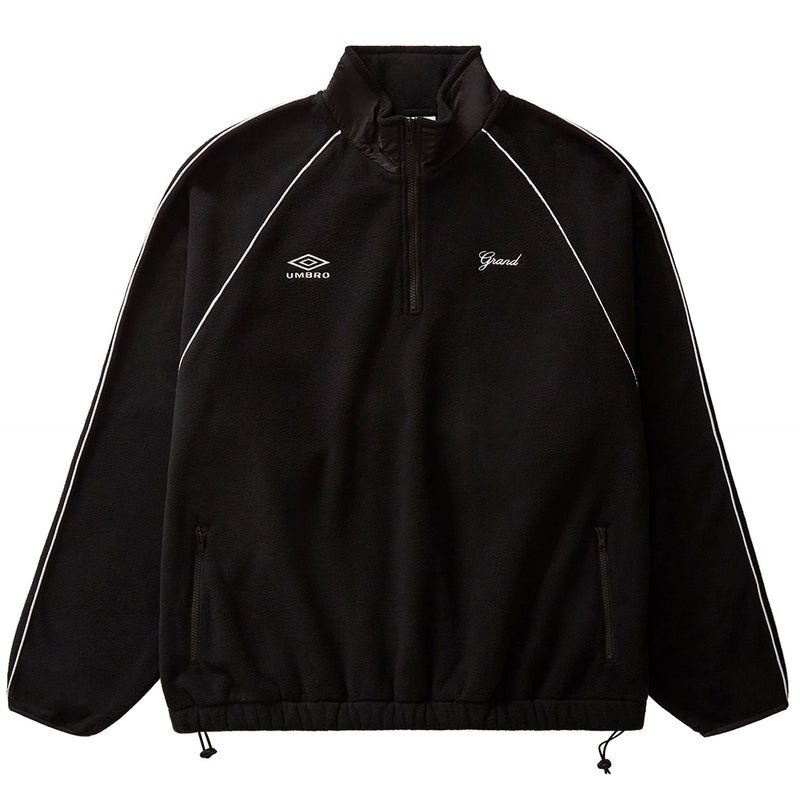 Umbro Micro Fleece Quarter Zip - Black