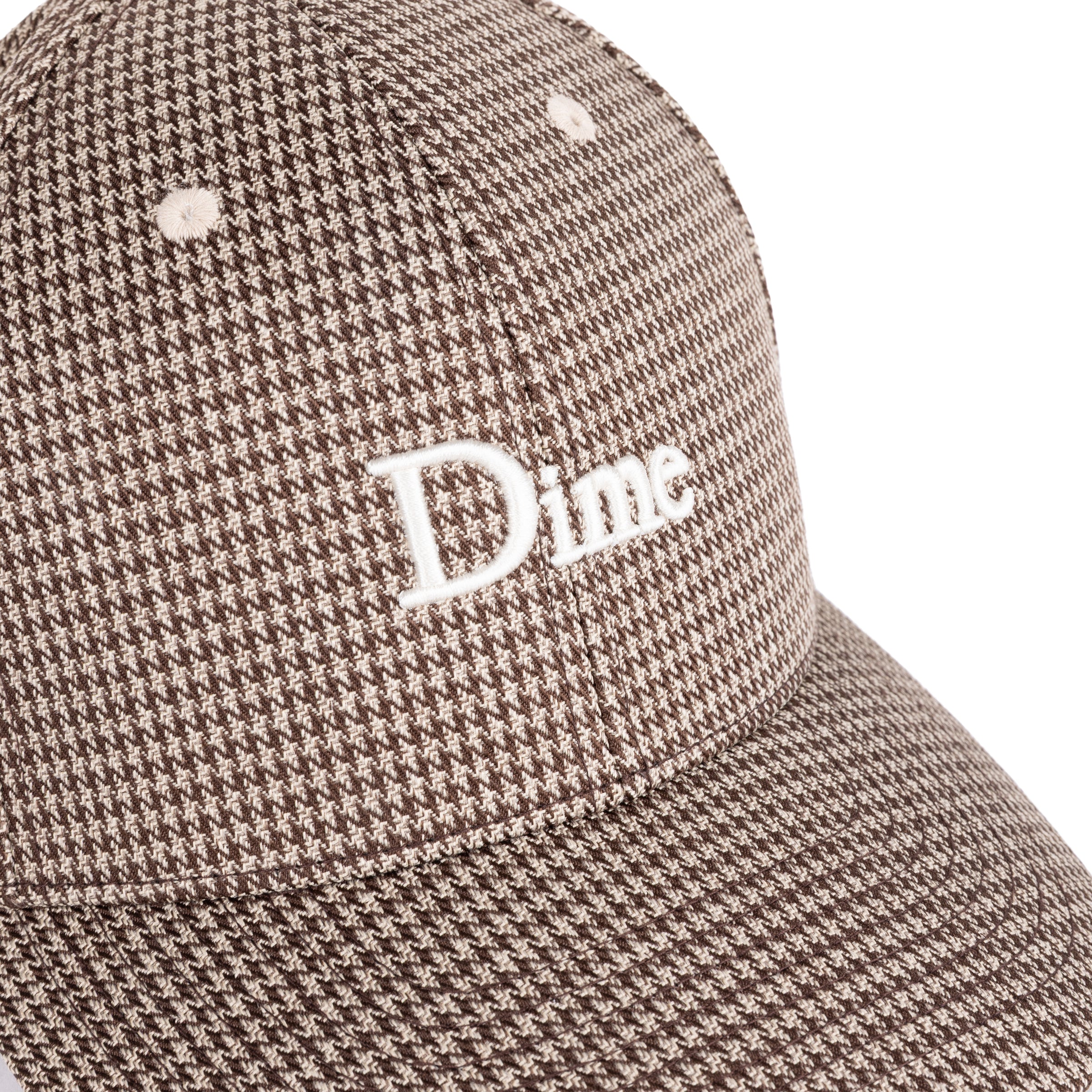 Classic Houndstooth Low Pro Cap - Camel