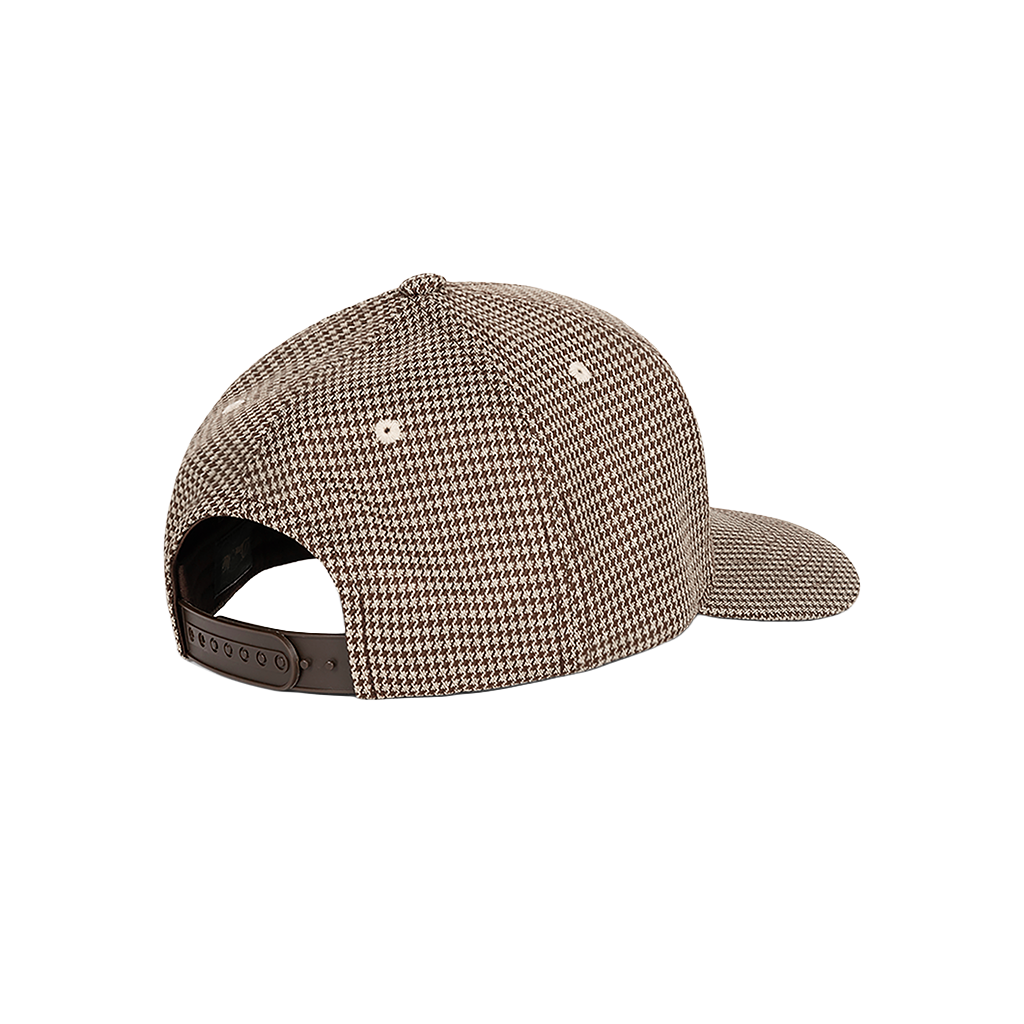 Classic Houndstooth Low Pro Cap - Camel