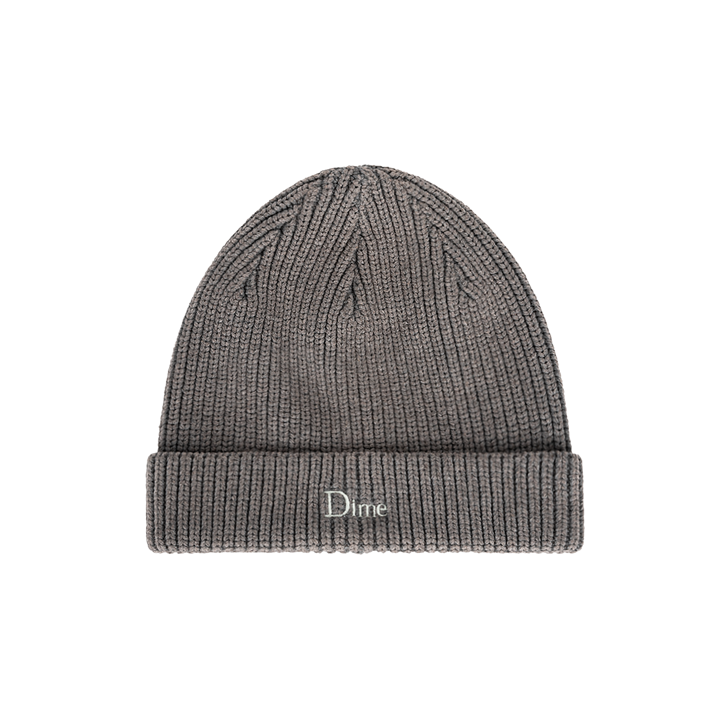 Rib Fold Beanie - Dark Gray