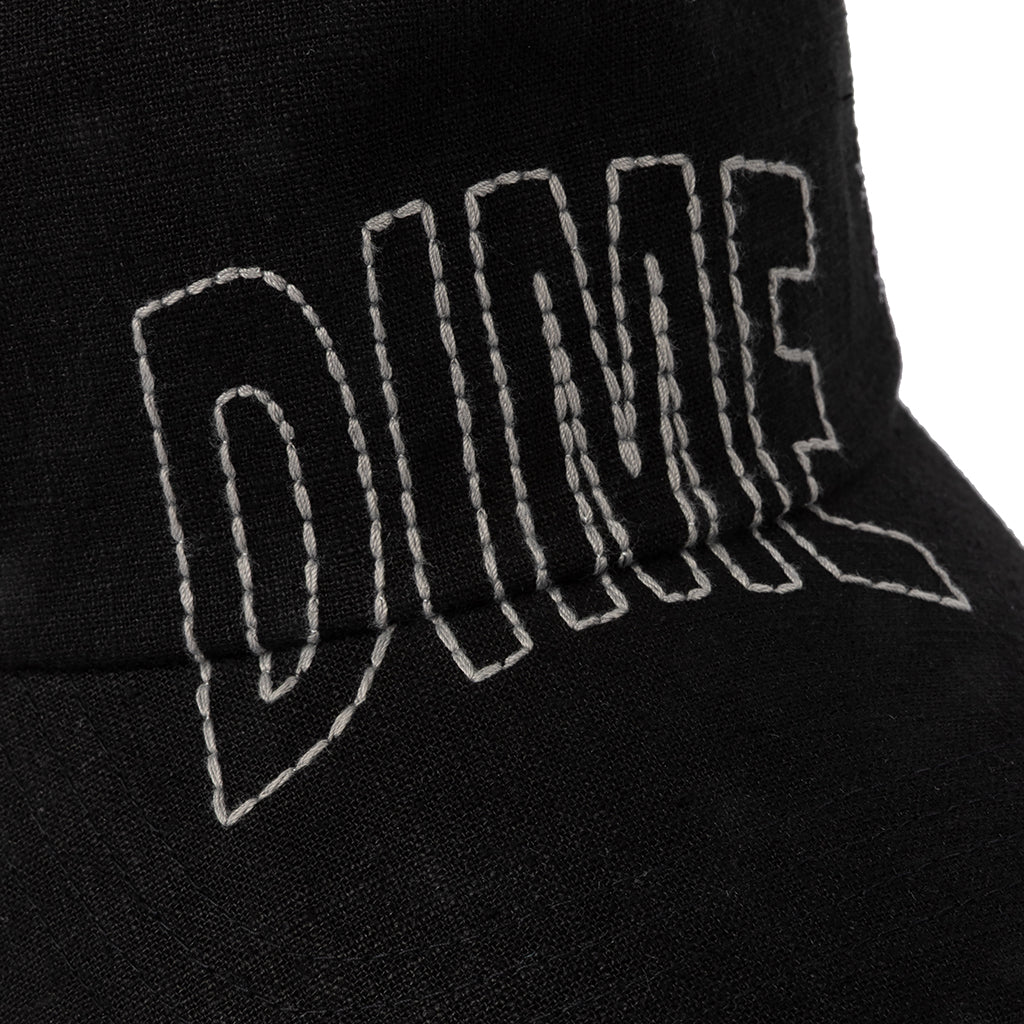 Allover Stitch Worker Cap - Black