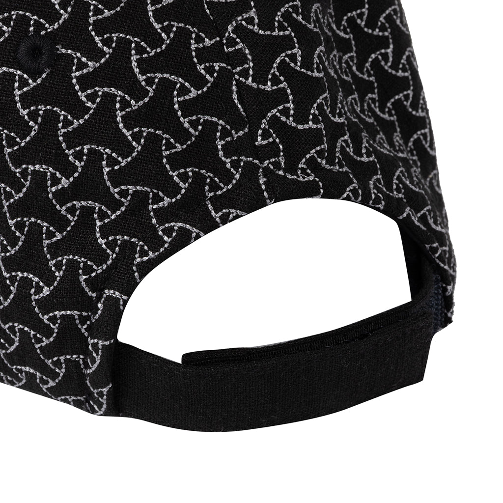 Allover Stitch Worker Cap - Black