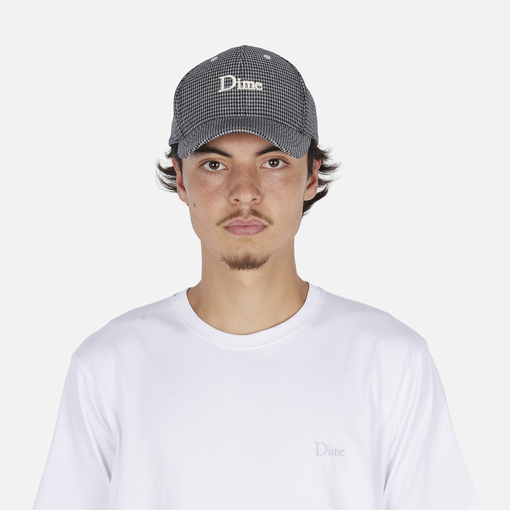 Classic Houndstooth Low Pro Cap - Black