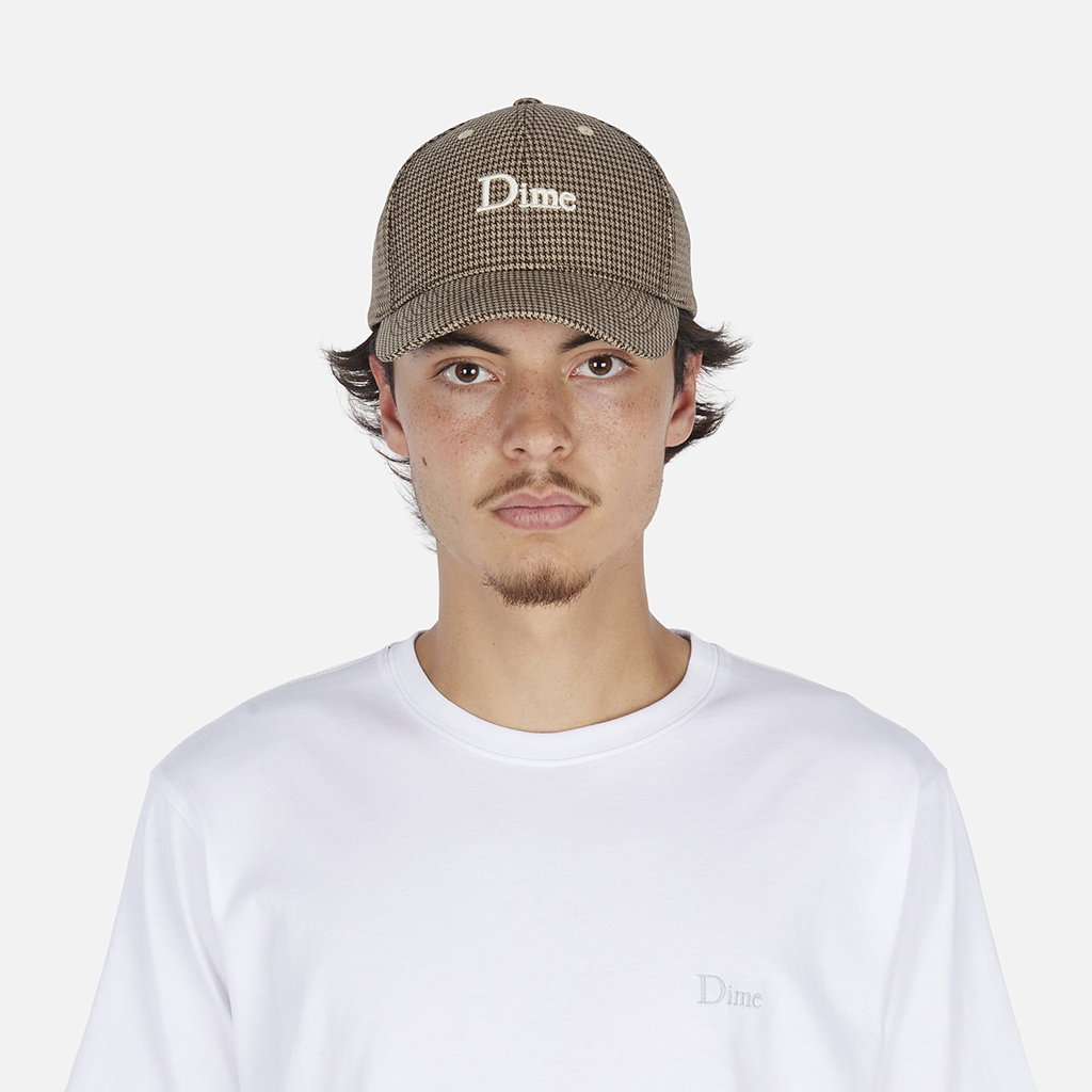 Classic Houndstooth Low Pro Cap - Camel