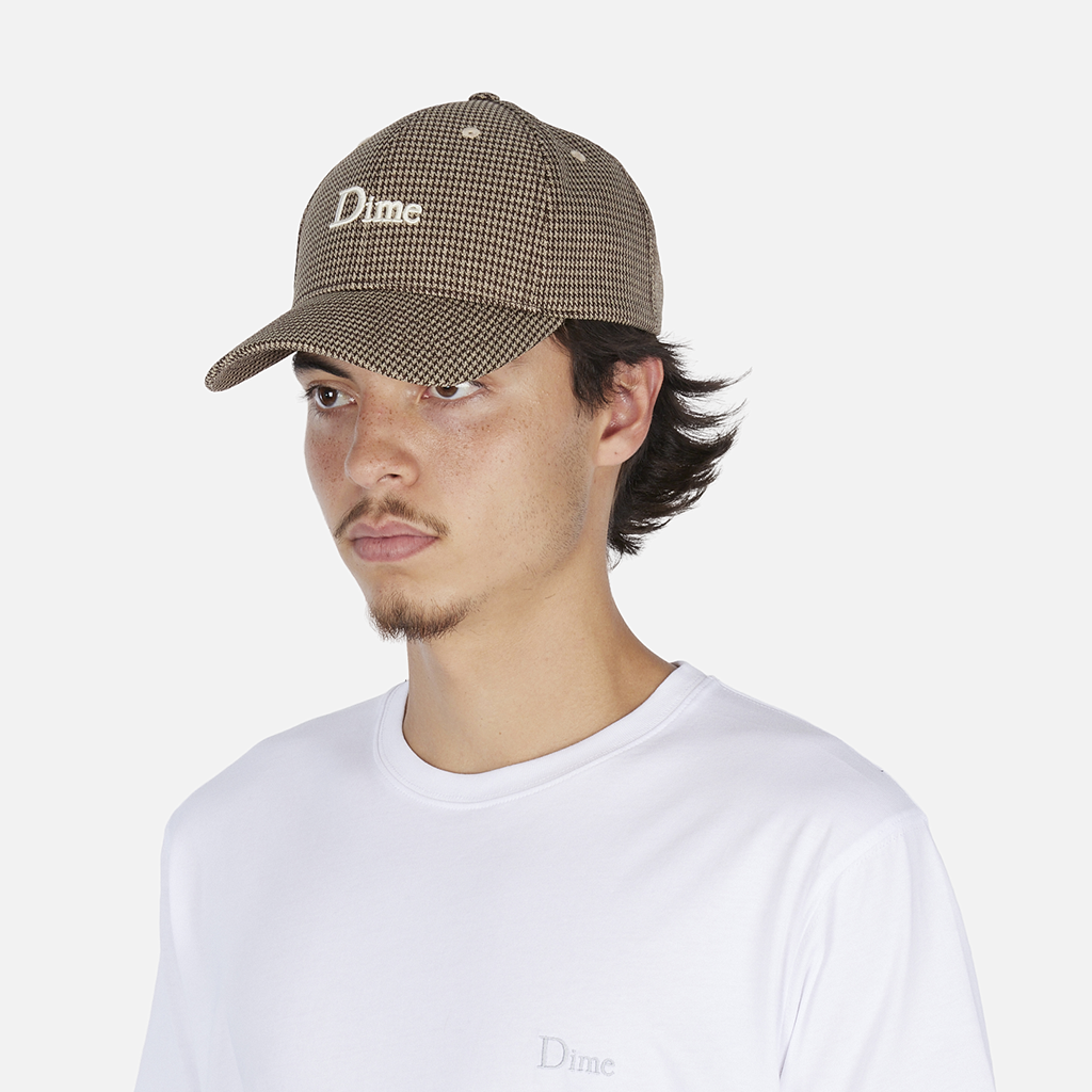 Classic Houndstooth Low Pro Cap - Camel