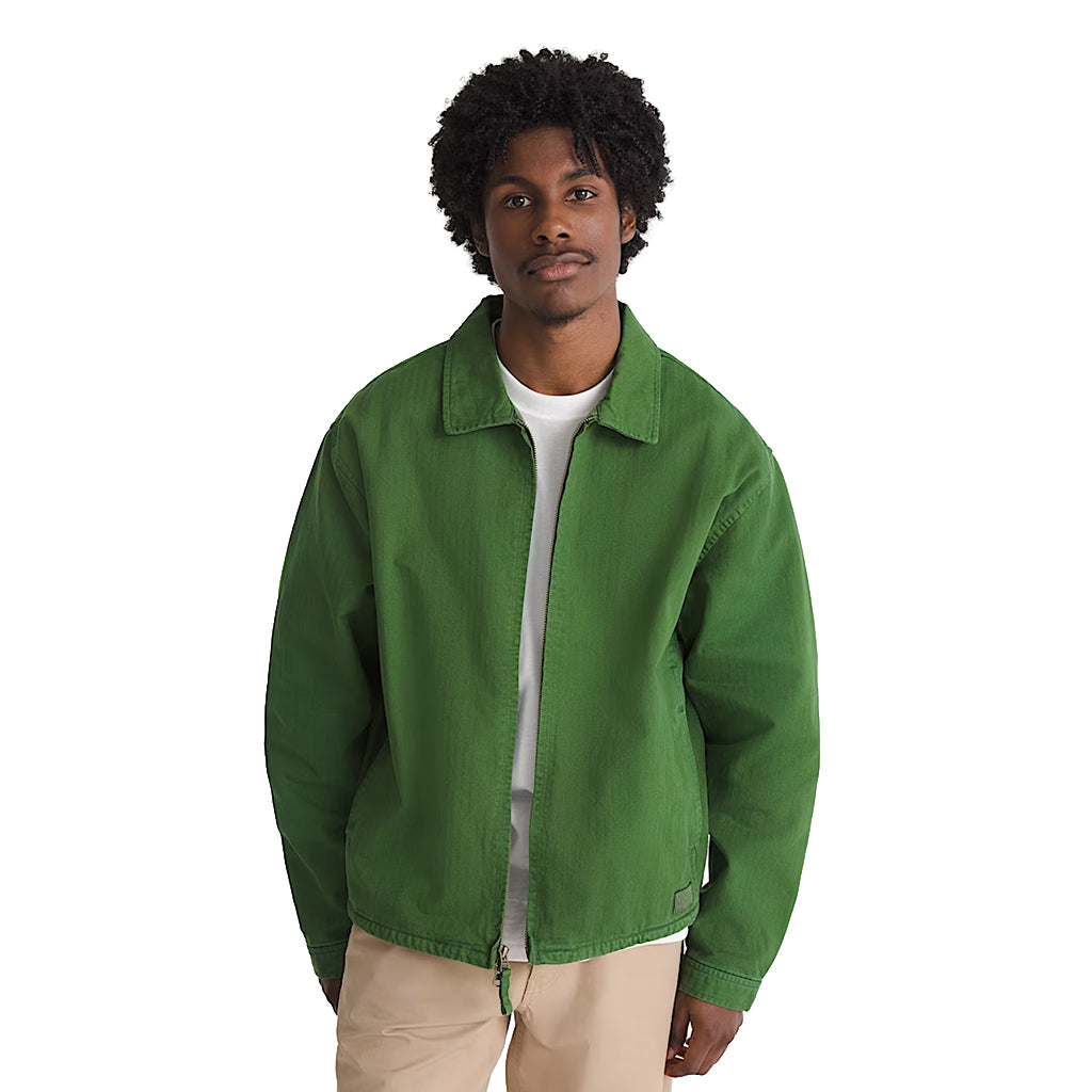 Herringbone Jacket - Green Balsam