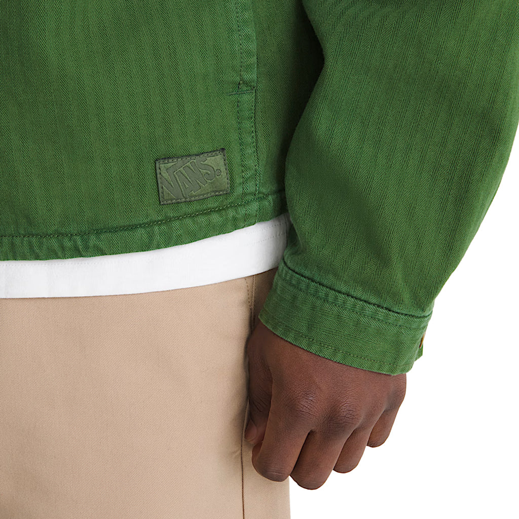 Herringbone Jacket - Green Balsam