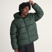 Hillgate Hooded Puffer Jacket - Oil Green