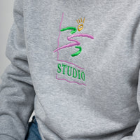 Sun Run Crewneck - Heather Grey