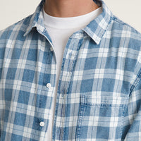 Lawson Long Sleeve Shirt - Bleach Indigo