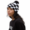 Spirit Pom Beanie - Black/Turtle Dove