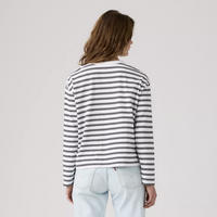 Vintage Long Sleeve - Paloma Stripe Bright White