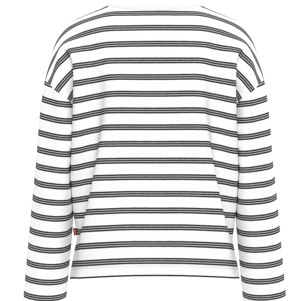 Vintage Long Sleeve - Paloma Stripe Bright White