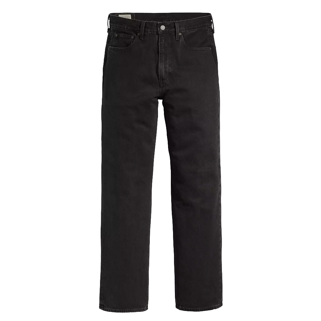 568 Loose Straight Men's Jeans - Welcome To The Rodeo (Black)