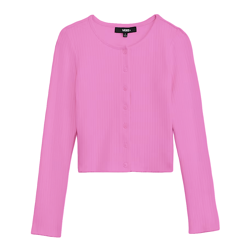 Long Sleeve Button Up Shirt - Electric Magenta