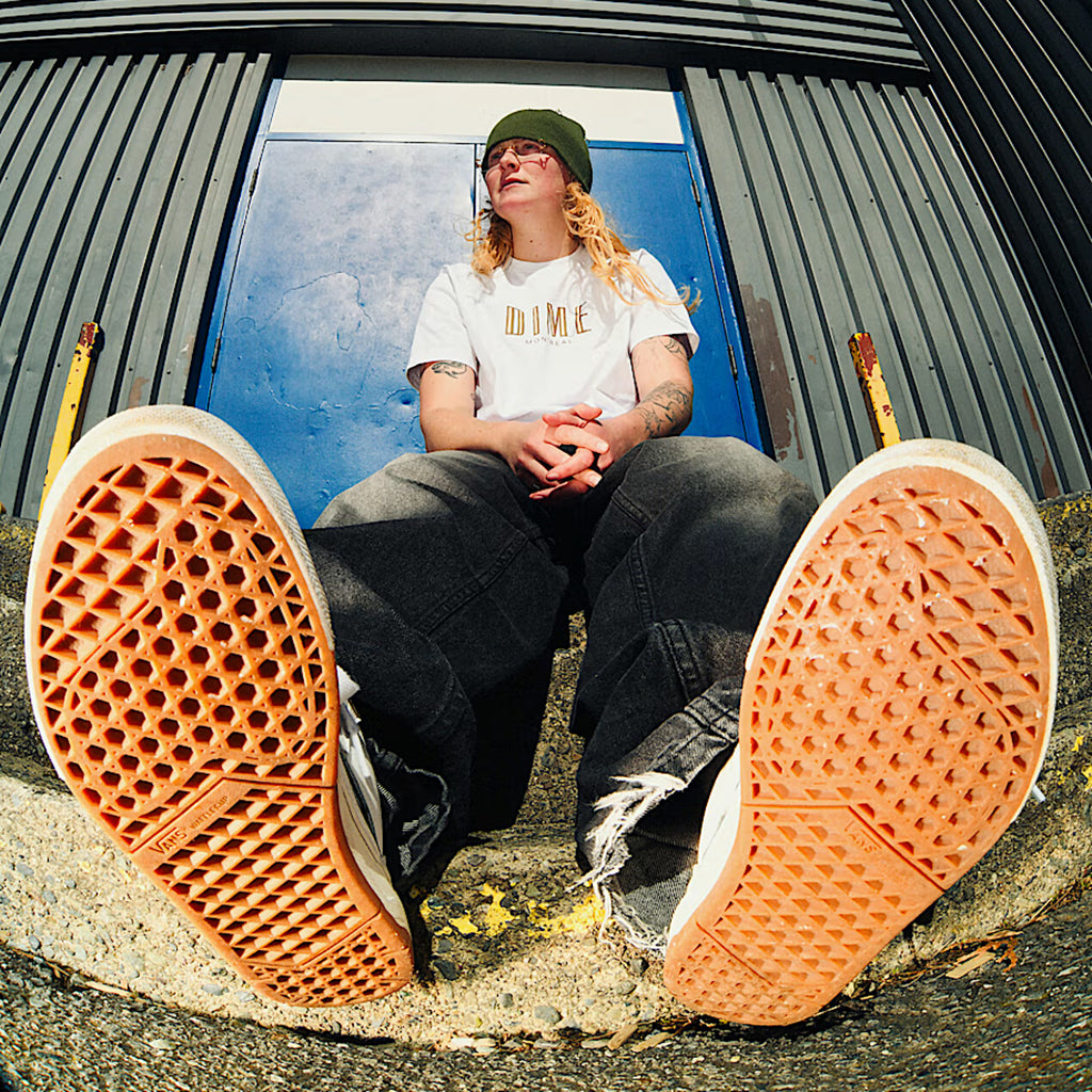 Skate Half Cab Waffle Cup - Una Farrar Utility Block Blanc De Blanc