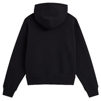 Stretch Logo Zip Pullover - Black