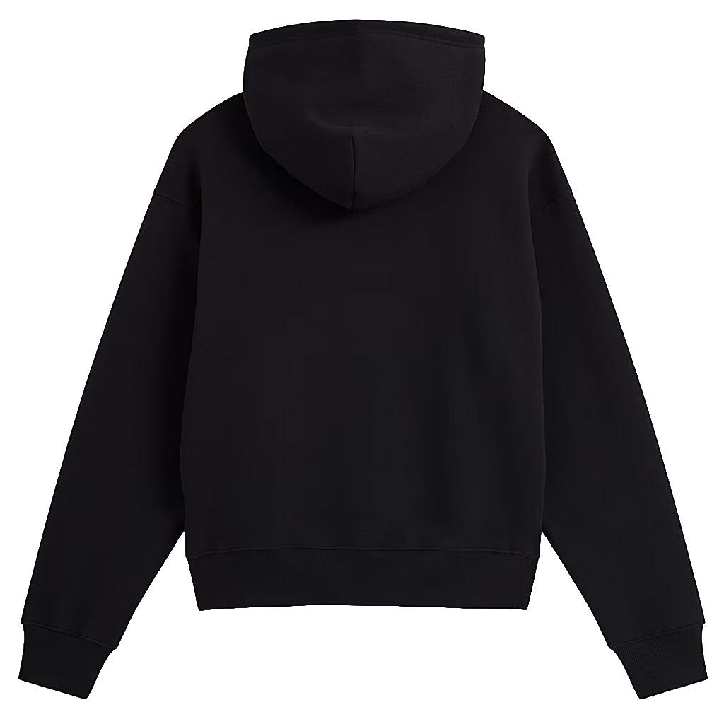 Stretch Logo Zip Pullover - Black
