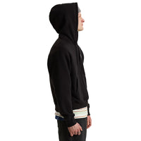 Stretch Logo Zip Pullover - Black