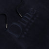Classic Velour Hoodie - Navy.
