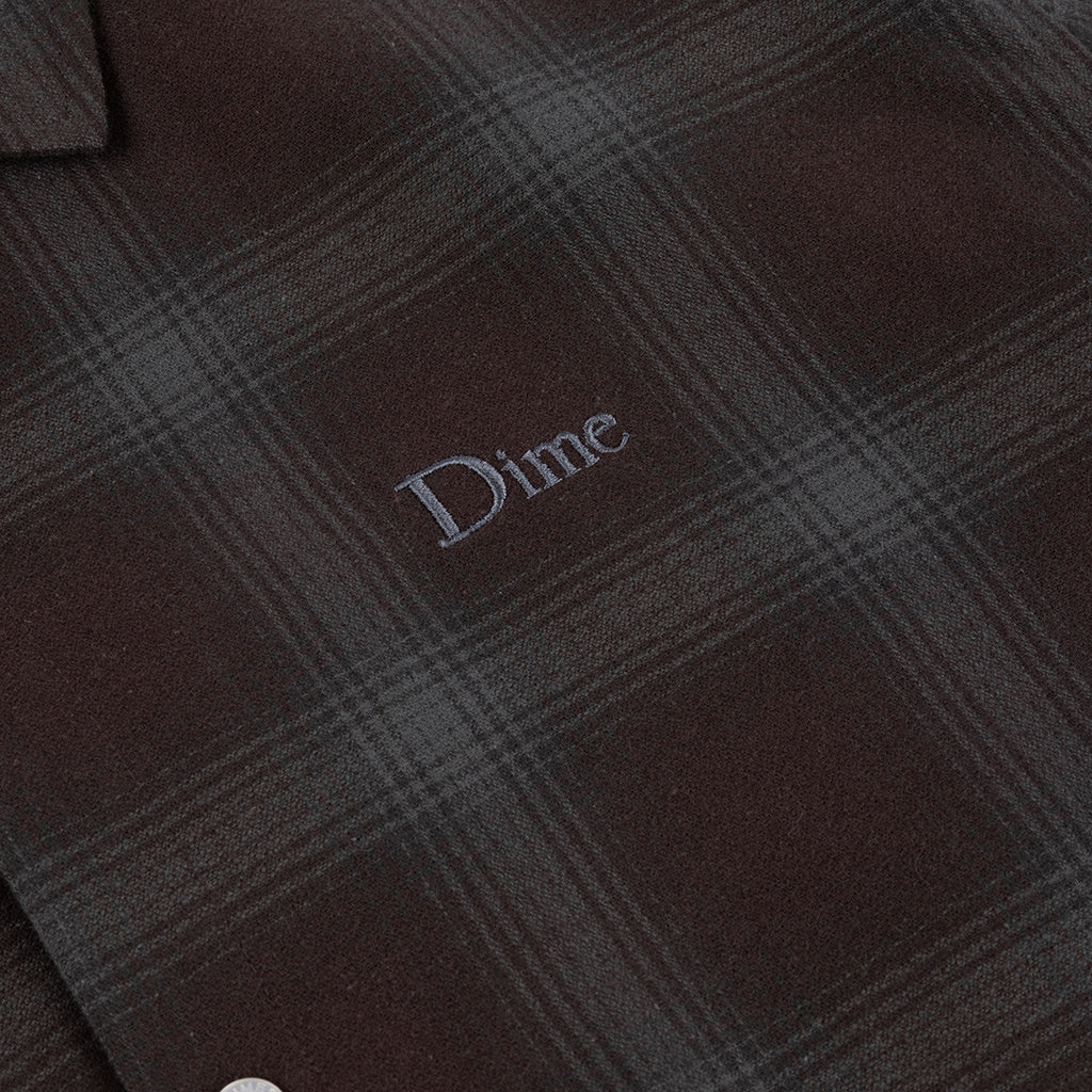 Premium Flannel Shirt - Bordeaux