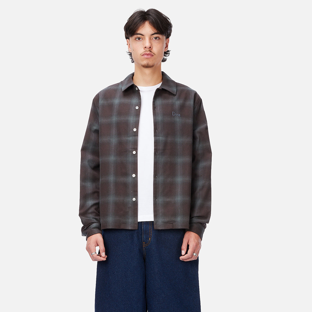 Premium Flannel Shirt - Bordeaux