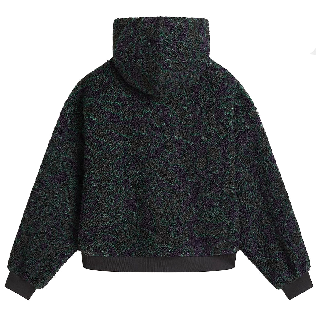 Collett Boucle Loose Pullover Hoodie - Multicolor