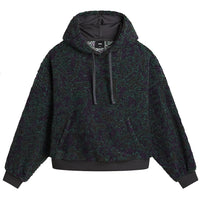 Collett Boucle Loose Pullover Hoodie - Multicolor