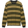 Patton Stripe Long Sleeve Knit Shirt - Gothic Olive Green/Black