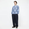 Abstract LS Shirt - Static Blue - Town City