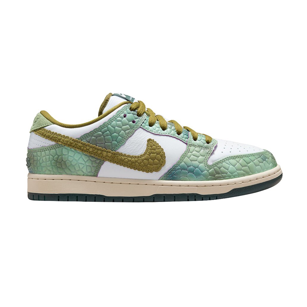 Alexis Sablone Dunk Low Pro Chameleon - Oil Green/Desert Moss - White - Town City