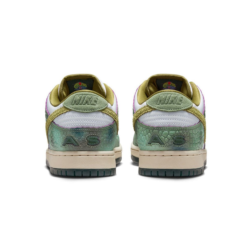 Alexis Sablone Dunk Low Pro Chameleon - Oil Green/Desert Moss - White - Town City